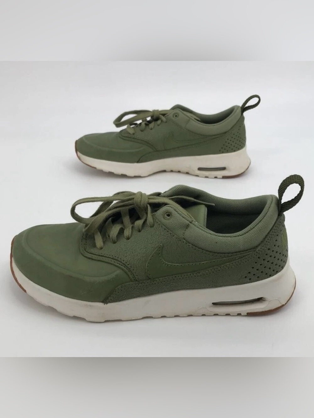 Nike Air Max Thea Premium Palm Green Gum Sneakers 616723-305 Shoes-Womens 8.5